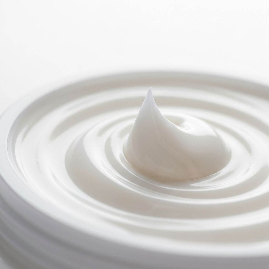 Texturas suaves de cosmética facial